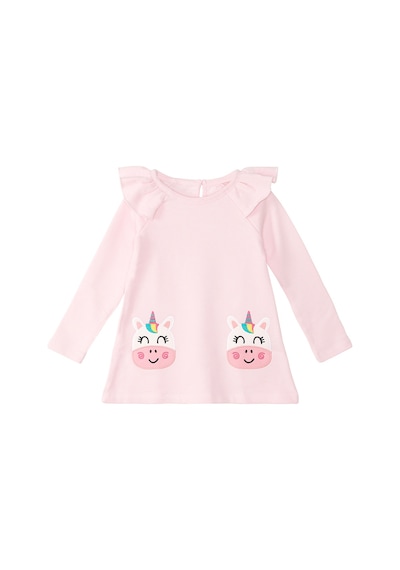 Cowcorn Pembe Kız Çocuk Elbise