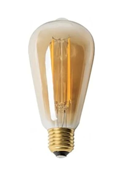 8w Rustik Led Ampul, St64 E27, Amber Renk, Enerji Sınıfı A -