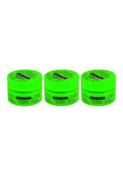 Ossion Saç Şekillendirici Mat Wax 100 Ml 3 Adet