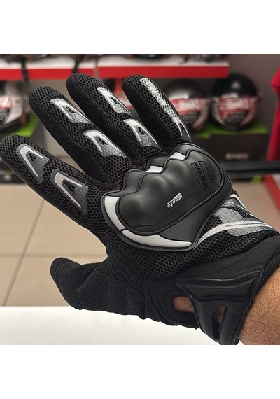 Mj Moto Mj M05 Universal Yüksek Korumalı Dokunmatik Özellikli Kaydırmaz Eldiven Siyah
