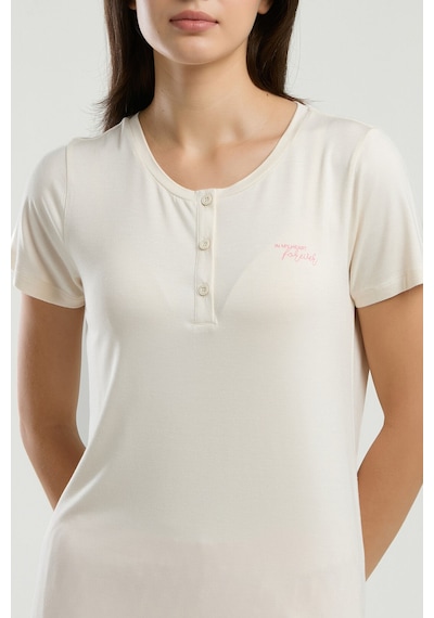 Arnetta Kadın Krem Pijama Takımı Ar3249-s-v1 Krem