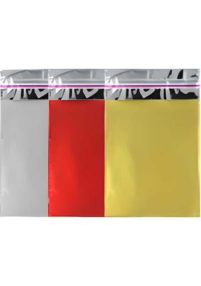 Metalik Hediye Paketi 25x35 - 20 Adet