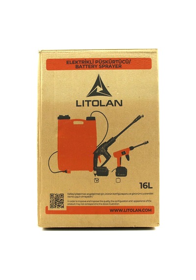 16lt Elektirikli Oto - Araç Yıkama Tabancası - Pompası Püskürtücü 4.8v Ewasher