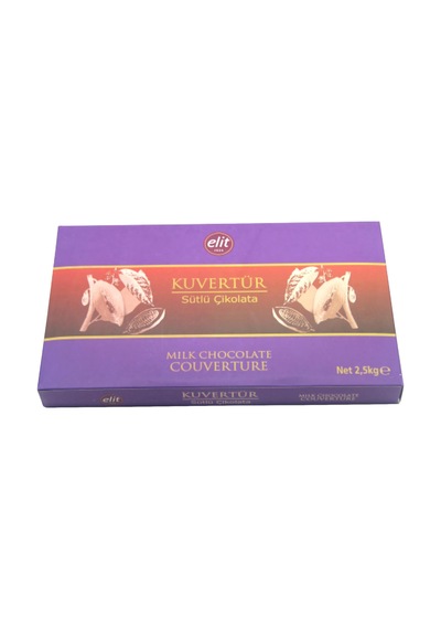 Elit Sütlü Kuvertür 2,5 Kg Mor Seri