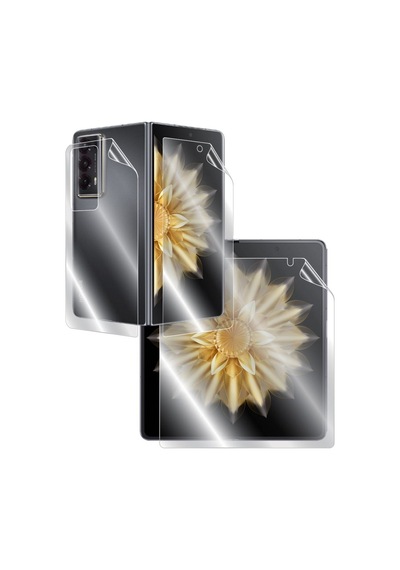 Huawei Honor Magic V2 Uyumlu 2 Ön 1 Arka Body Şeffaf Ultra Koruyucu Nano Jelatin