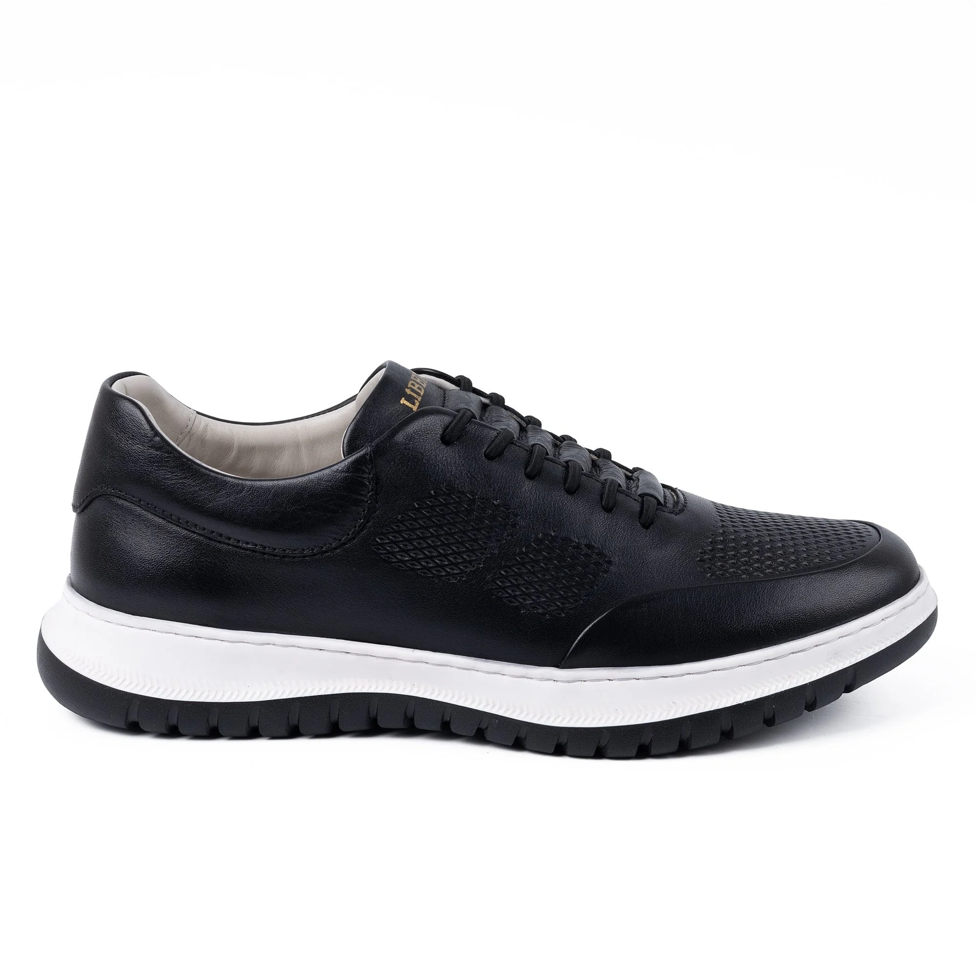 Libero Lz5906 Unisex Hakiki Deri Eva Antik Günlük Comfort Ayakkabı Siyah