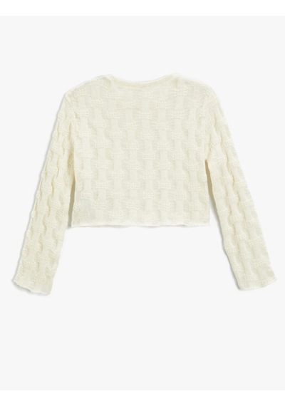 Koton Crop Sweatshirt Bisiklet Yaka Uzun Kollu Ekru 5wkg10103ak Ekru Koton Crop Sweatshirt Bisiklet Yaka Uzun Kollu Ekru 5wkg10103ak Ekru
