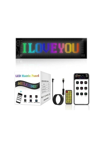 Rewel 16x96 Cama Yapışan Matrıx Panel Led Ekran