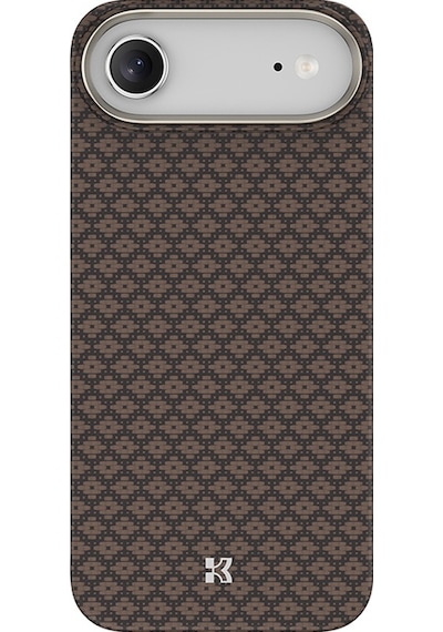 Apple Uyumlu iPhone 17 Air Kılıf M-safe Şarj Özellikli Armorair Armorgrid Serisi Kevlar Kapak Gold Gold
