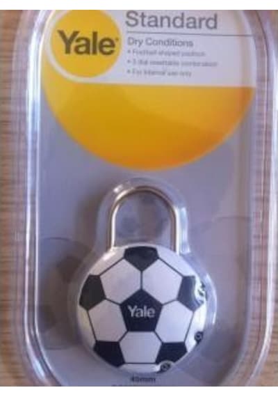 Yale  Şifreli  Asma  Kilit  Futbol  Topu