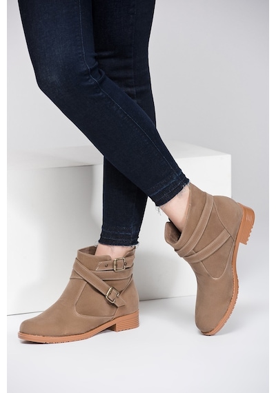 Fox Shoes Vizon Kadın Bot A726191002 Vizon