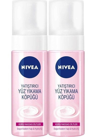 Nivea Kuru/Hassas Ciltler Yatıştırıcı Yüz Yıkama Köpüğü 150 MLx 2