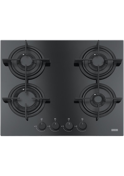 Franke Crystal Line FHCR 604 4G HE BK C Cristallo Nero Ankastre Ocak Siyah