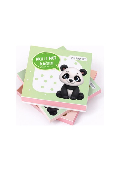 Hayvanlı Mini Akıllı Not Kağıdı 50 Yaprak Yapışkansız Post-it 4'lü - 9011425711588