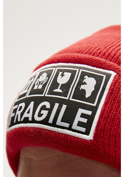 Bad Bear Fragile Crimson Red Kırmızı Bere - Kırmızı