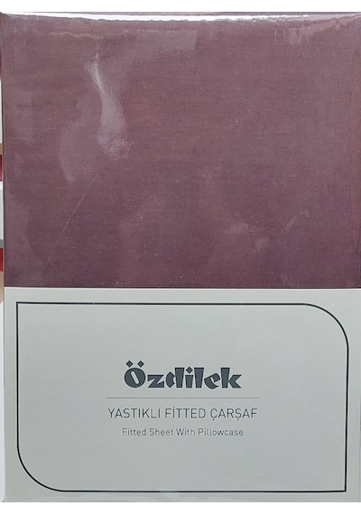 Özdilek Colourist Fitted Lastikli Tek Kişilik Battal Çarşaf Seti 120x200 -mürdüm Mürdüm