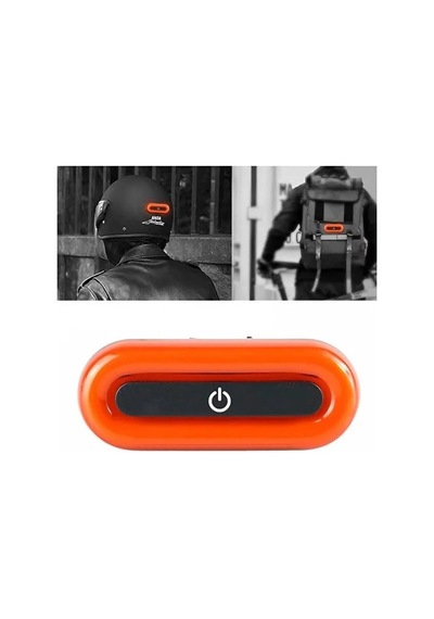 Kask Arkası Uyarı Led Işığı - Kask Ledi - Gece Kask Ledi Çok Renkli