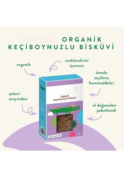 Mey İthalat Keçiboynuzlu Bisküvi 55gr