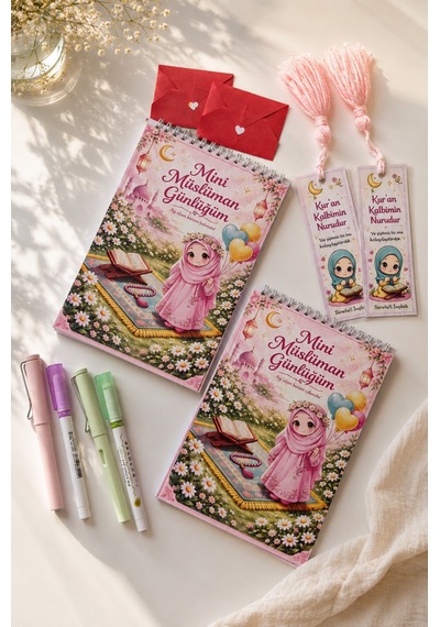 Mnini Müslüman Günlüğüm Paket Pembe