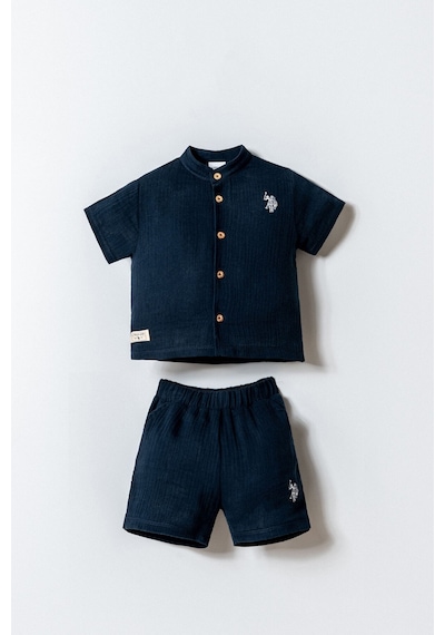 U.s. Polo Assn. Erkek Bebek Lacivert Şort Takım 5274-49970 Lacivert