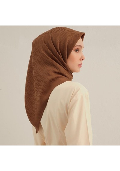 Armine E00oa0444083 74 Armine Lyocell Eşarp 3 Kahverengi