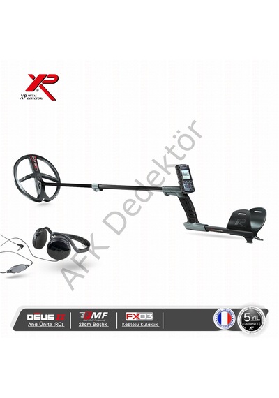 Xp Deus 2 Rc Metal Dedektörü 28 Cm Fmf Başlık + Fx03 Kablolu Kulaklık Genel Kullanım