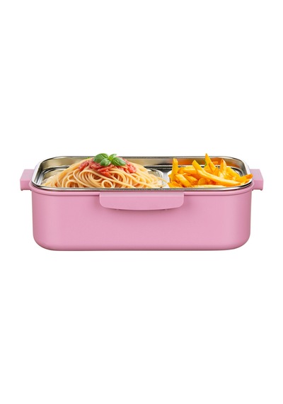 Emilahome Aura Beslenme Kabı Çelik Bölmeli 150-300 Ml 2 Bölmeli Pembe - 865597056 Pembe