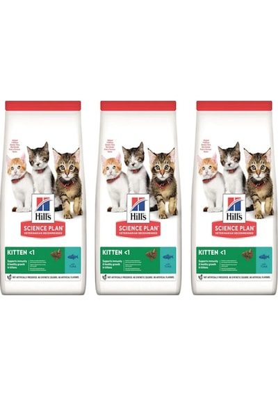 Hill's Kitten Ton Balıklı Yavru Kedi Maması 3 x 1500 G