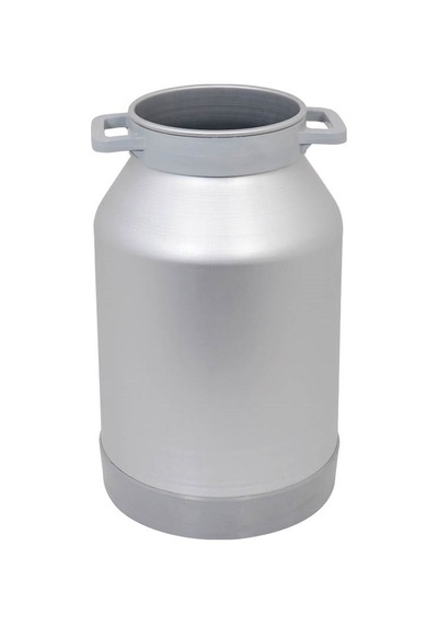 Melasty Süt Sağma Makinesi Alüminyum Süt Güğümü 50 Litre İki Kulplu Geniş Ağız Kapak Hariç -1738