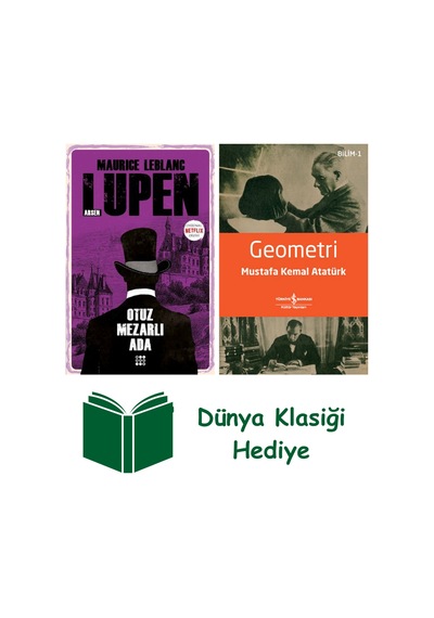 Otuz Mezarlı Ada - Arsen Lüpen + Geometri + Dünya Klasiği Hediye
