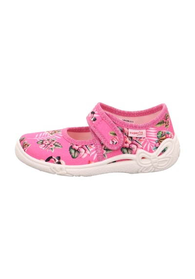Superfit Belinda Kız Çocuk Ev Kreş Ayakkabısı Flamingo - Pembe 800288-5570 Pembe