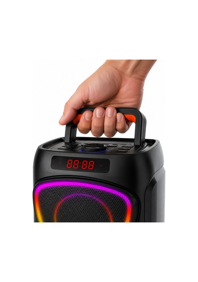 Hepu Hp-116 Taşınabilir Bluetooth Hoparlör 2 4 Hoparlör 15w Güç Rgb Işık Tws Destekli