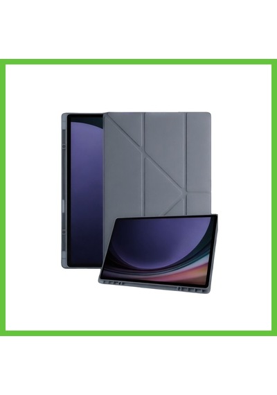 Bezos Galaxy Uyumlu Tab A11 Kalemlikli Mars Tablet Kılıfı - Koyu Gri Dmc