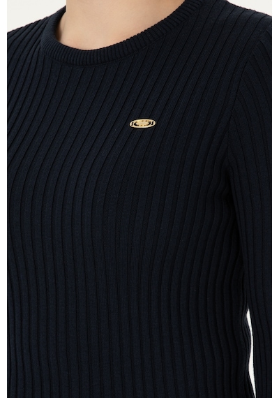 U.S. Polo Assn. Kadın Lacivert Bisiklet Yaka Kazak 50297099-VR033