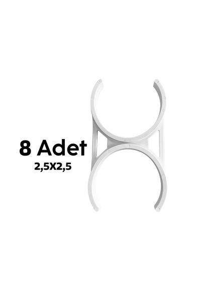 2,5x2,5 8 Adet Ilk 3 Filtre Su Arıtma Cihaz Filtre Kelepçesi