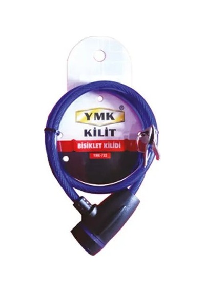 Ymk Eko Çelik Halatlı, İzoleli Bisiklet Kilidi - 8mm, 65 Cm Çok Renkli