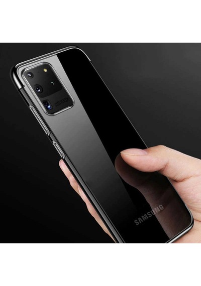 Galaxy S20 Ultra Kılıf Zore Dört Köşeli Lazer Silikon Kılıf