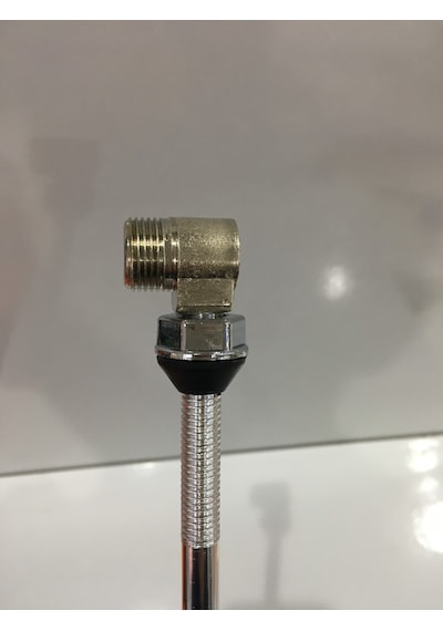 Krom Kaplama Metal Taharet Çubuğu 37Cm N11.576