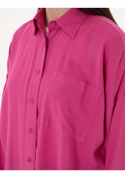 Pierre Cardin Kadın Fuşya Gömlek Desenli 50311567-vr023 Fuşya