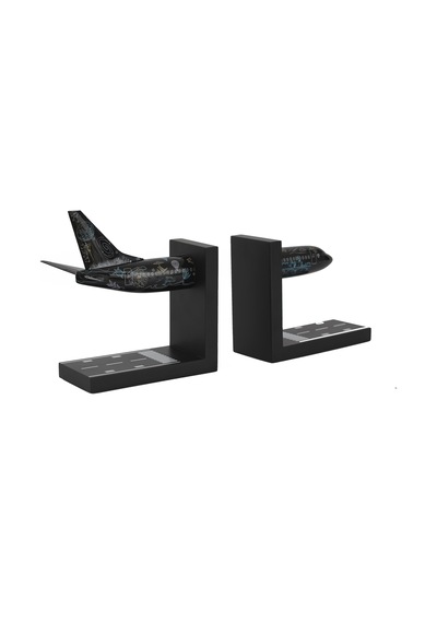 Zekupp Boeing 737-800 1/100 Ölçek Siyah Desenli Kitap Tutucu