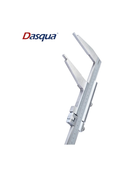 Dasqua 1310-0020 0-1500mm Tek Çene Mekanik Kumpas 0,02 Çene Boyu 150