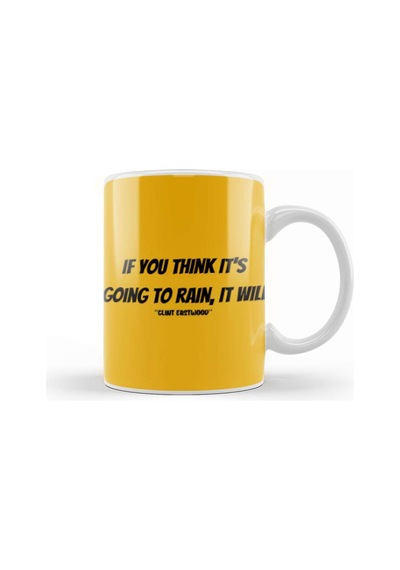 Clint Eastwood Quotes Gift Vintage Retro Rainbow Style Kupa Bardak Porselen No11234 Karışık