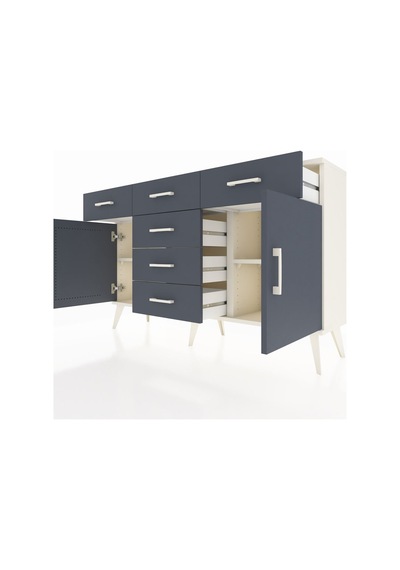 Arges Konsol 2 Raflı 6 Çekmeceli 2 Kapaklı 132x30x83 Aytaşı-antrasit/antrasit Antrasit/antrasit Arges Konsol 2 Raflı 6 Çekmeceli 2 Kapaklı 132x30x83 Aytaşı-antrasit/antrasit Antrasit/antrasit