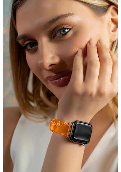 Apple Watch İle Uyumlu Transparan Silikon Kordon, Series 10/11/se/se2/se3/9/8/7/6/5, 42mm/41mm/40mm & 46mm/45mm/44mm Çok Renkli Apple Watch İle Uyumlu Transparan Silikon Kordon, Series 10/11/se/se2/se3/9/8/7/6/5, 42mm/41mm/40mm & 46mm/45mm/44mm Çok Renkli