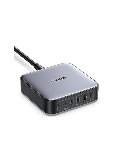 200w Usb C Şarj Cihazı 100w + 100w 6 Bağlantı Noktalı Pd Şarj Cihazı Gan Iı Pps Macbook Pro/air İphone İpad Pro İle Uyumludur.