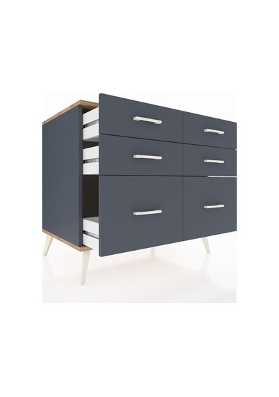 Kronos Şifonyer 6 Çekmeceli 88x59x80 Antrasit-çam/antrasit Çam/antrasit Kronos Şifonyer 6 Çekmeceli 88x59x80 Antrasit-çam/antrasit Çam/antrasit