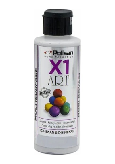 X1 Art Vernikli Hobi Boyası Antik Pembe 120 Ml Antik Pembe
