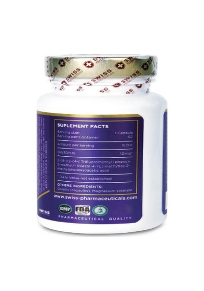 Swiss Endurobol Gw501516 Cardarine Fat Burner 60 Kapsül