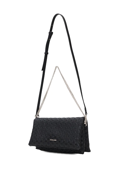 Us Polo Assn Us25687 Siyah Uspolo Assn Kadın Zincir Ve Deri Saplı Çapraz Çanta Clutch