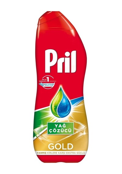 Pril Gold Yağ Çözücü Bulaşık Deterjanı 50 Yıkama 900 ML